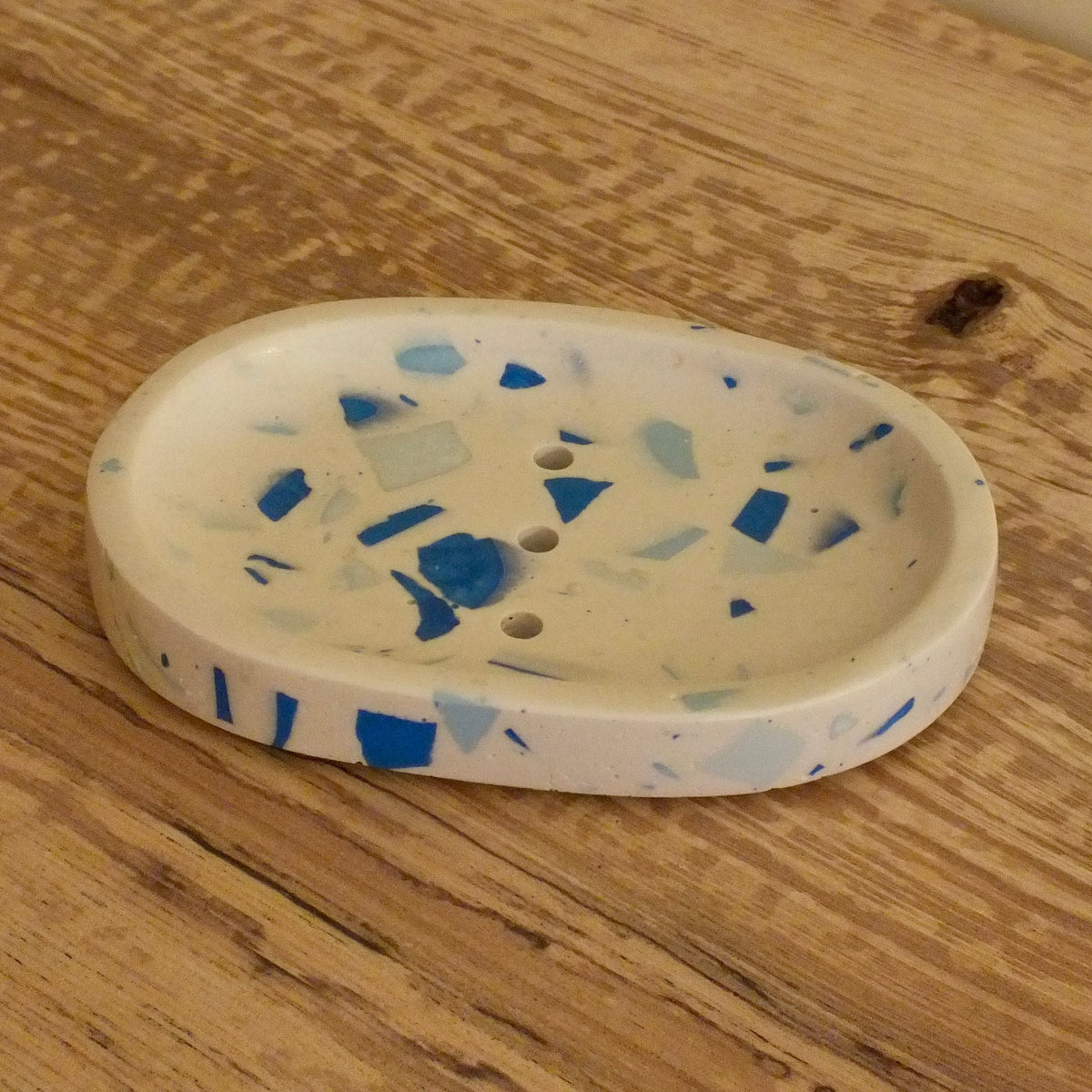 Blue Terrazzo-style Soap Dish (C)