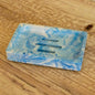 Blue Marbled Soap Dish (A)