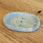 Blue Marbled Soap Dish (G)