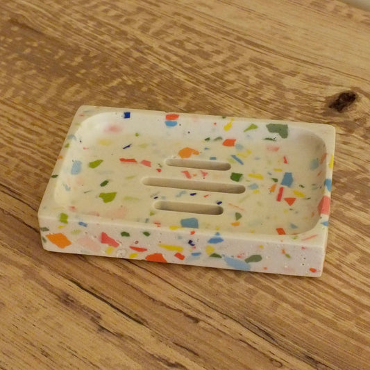 Tutti Frutti Terrazzo-style Soap Dish (A)