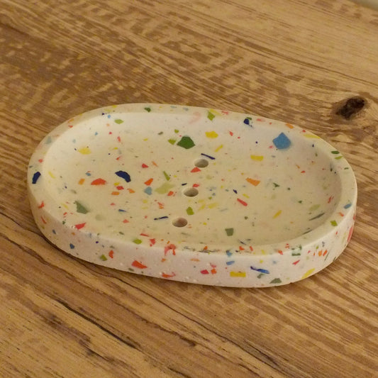 Tutti Frutti Terrazzo-style Soap Dish (H)